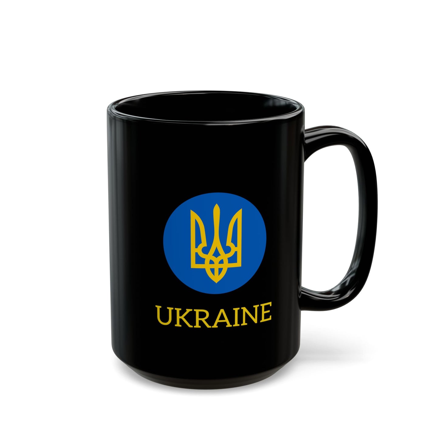 Mug - Black Ukraine Coat of Arms Mug