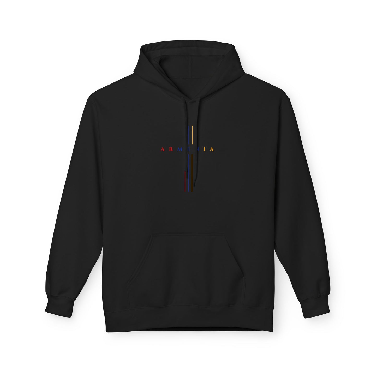 Armenia Cross Hoodie in Red Blue Orange