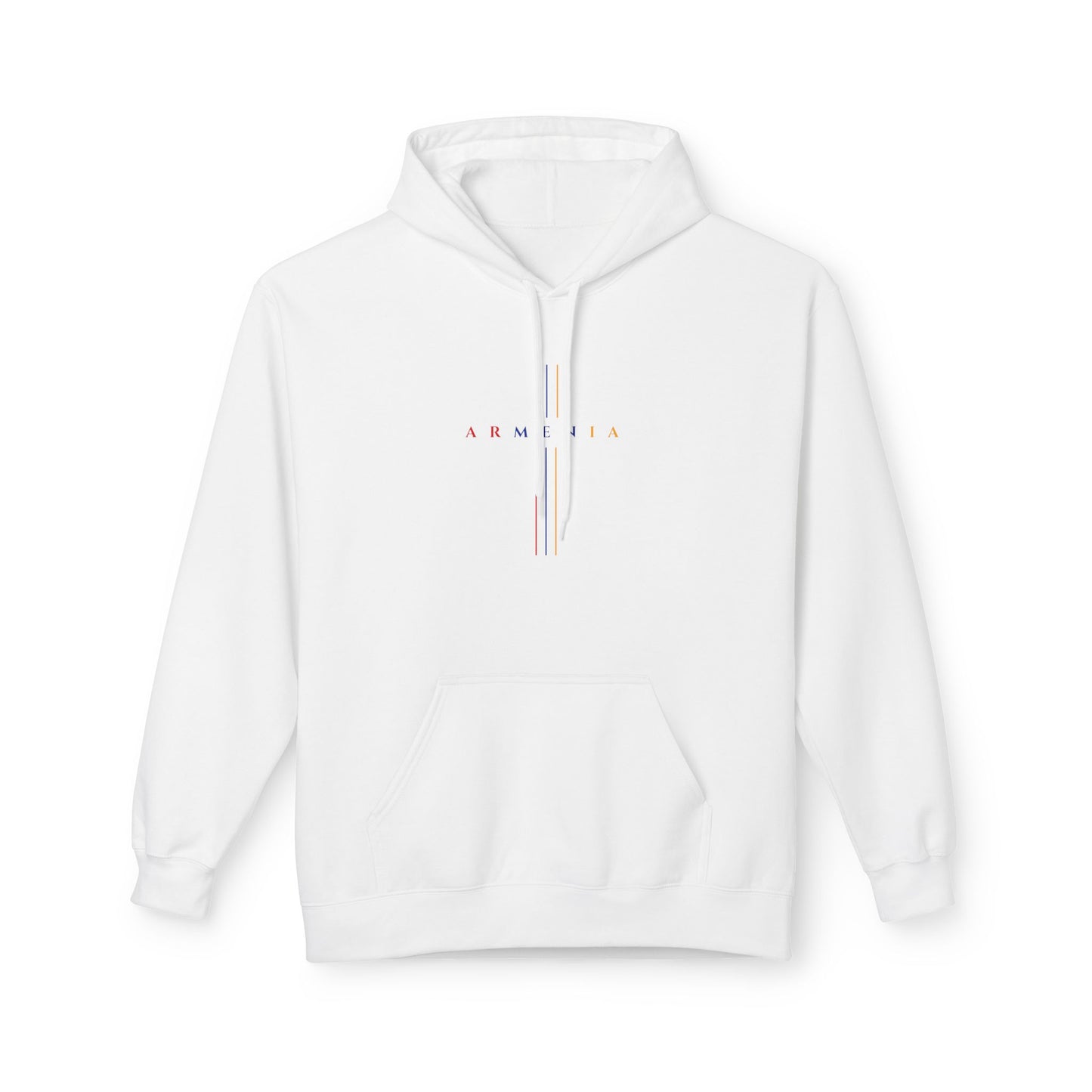 Armenia Cross Hoodie in Red Blue Orange