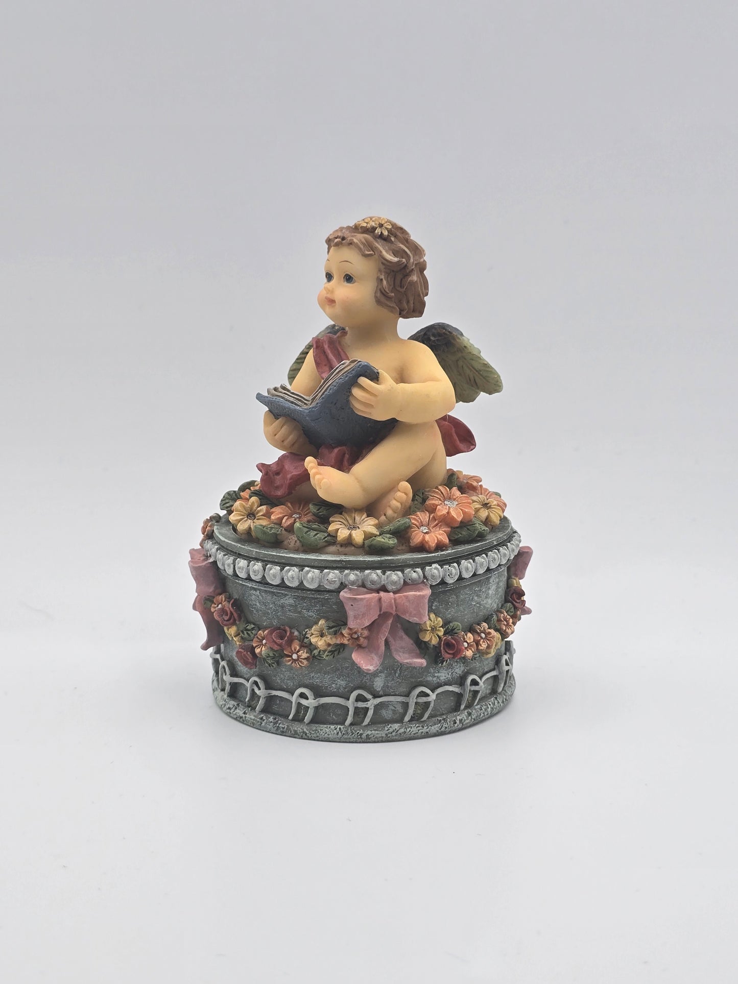 Vintage Angel Trinket Box