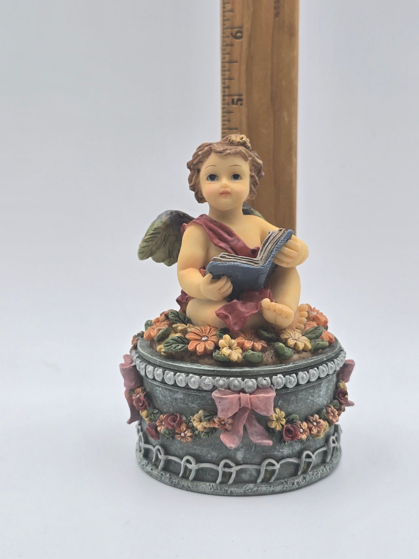 Vintage Angel Trinket Box