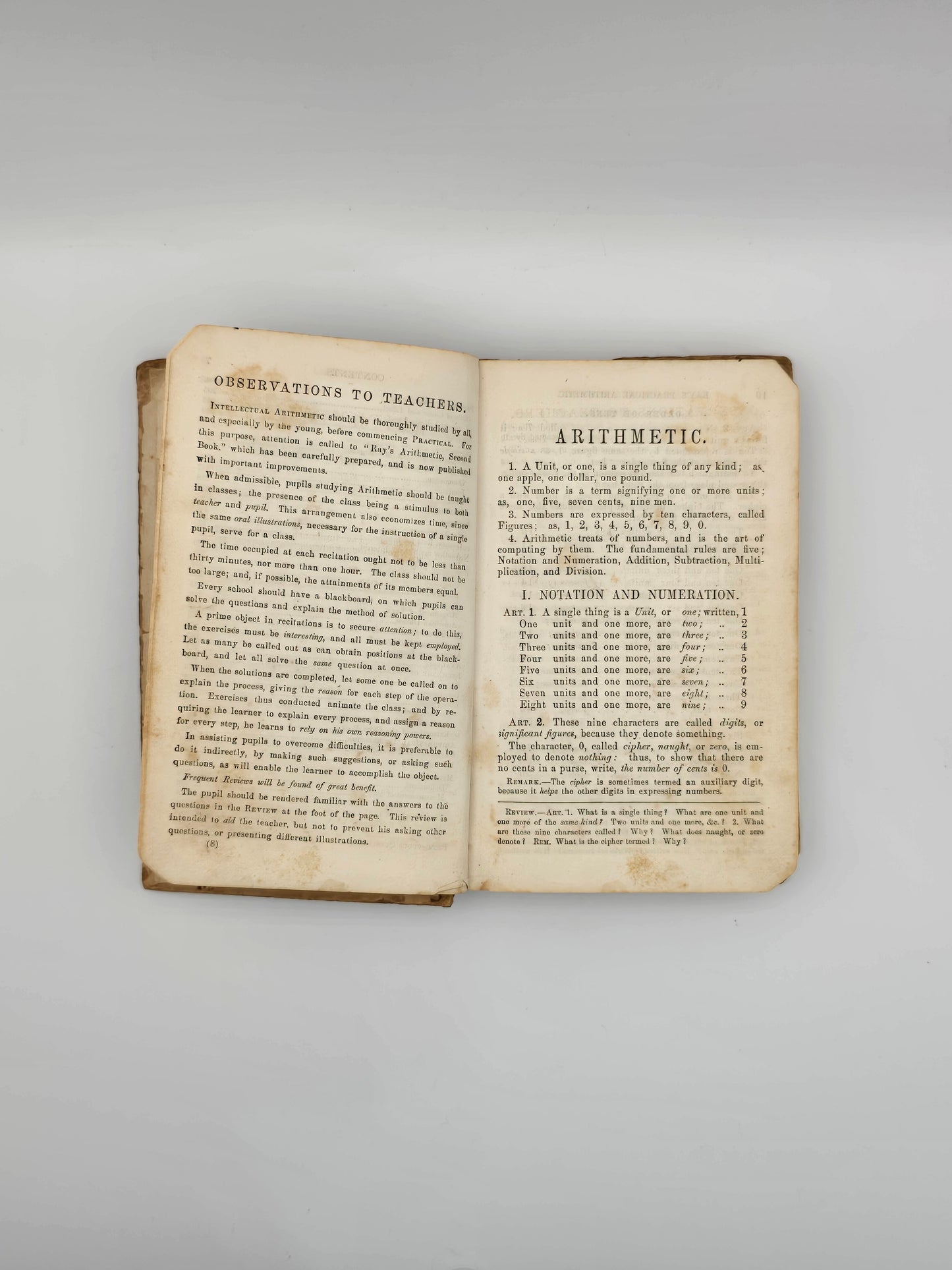 Antique School Book RAY'S Practical Arithmetic 1874 / 1000 Edition
