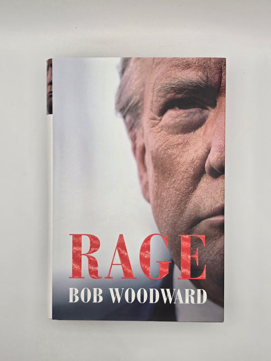 RAGE by Bob Woodward, 2020 First Printing, Simon and Schuster White Jacket.