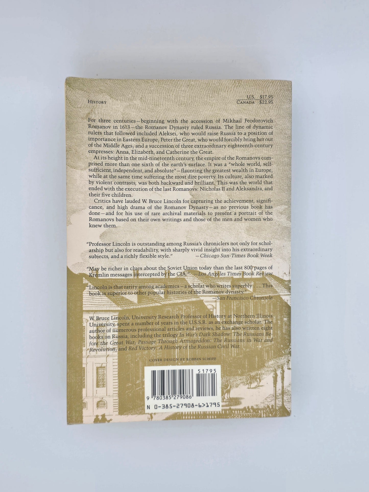 Vintage Book: ROMANOVS Autocrats of All the Russians by W. Bruce Lincoln 1987 Trade Paperback