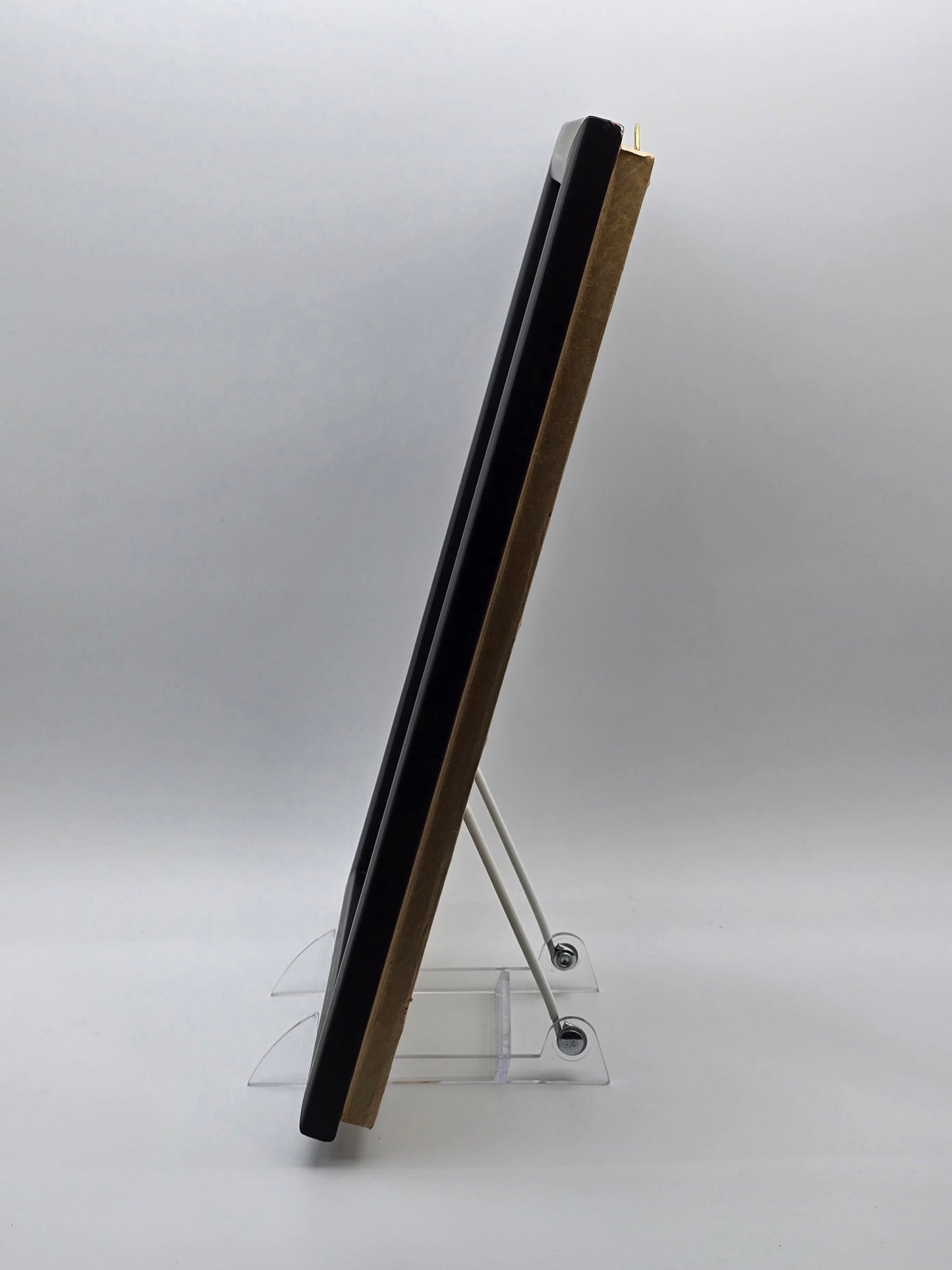 Vintage Framed Gold Buddha Sculpture Canvas, Asian Wall Art