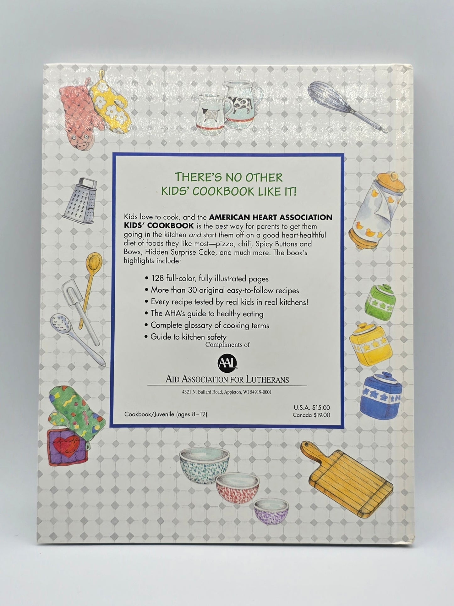 Vintage 1993 American Heart Association Kids’ Cookbook Recipes Cook Book. NEW