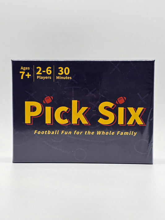Football Fun For The Whole Family. Pick Six - Strategic Card Game For 7+ Ages.