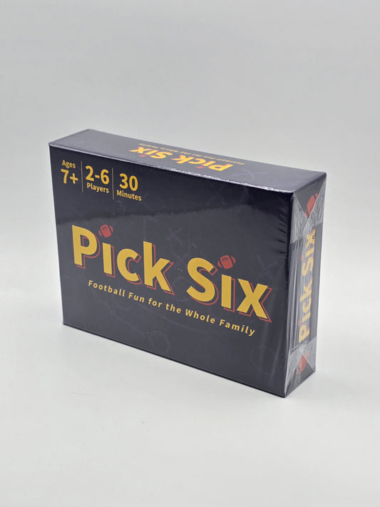Football Fun For The Whole Family. Pick Six - Strategic Card Game For 7+ Ages.