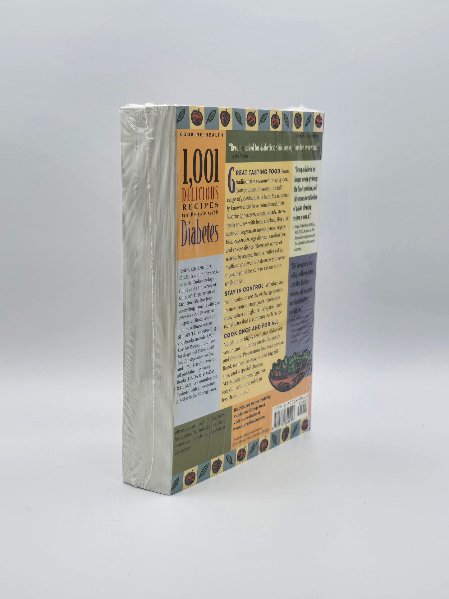 1,001 Delicious Recipes for People with Diabetes by Linda Eugene