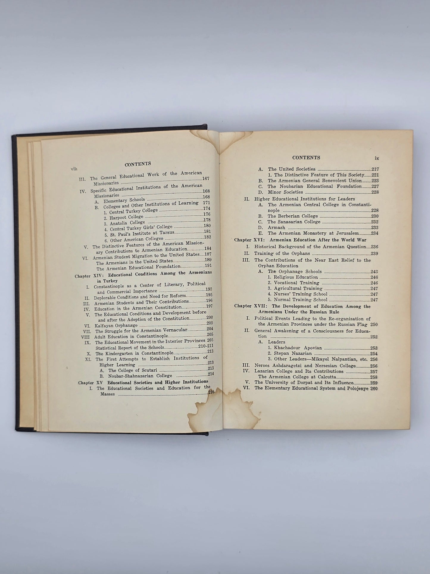 History Of Education In Armenia By Kevork A. Sarafian PH.D |Printed In USA 1930.