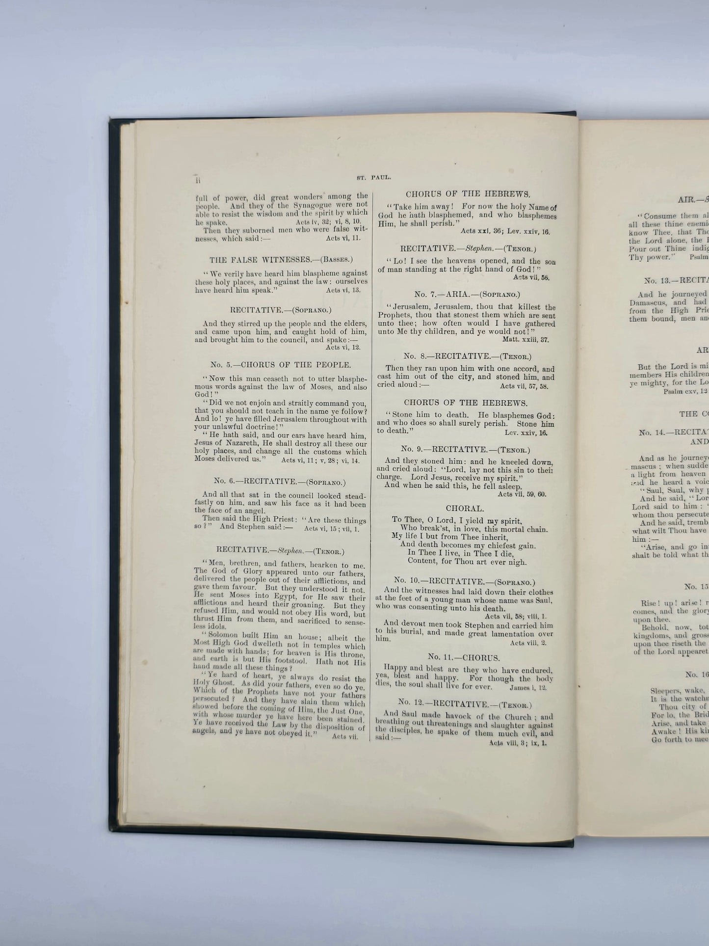 Saint Paul An Oratorio | G. Schirmer's Editions | Music by Felix Mendelssohn.