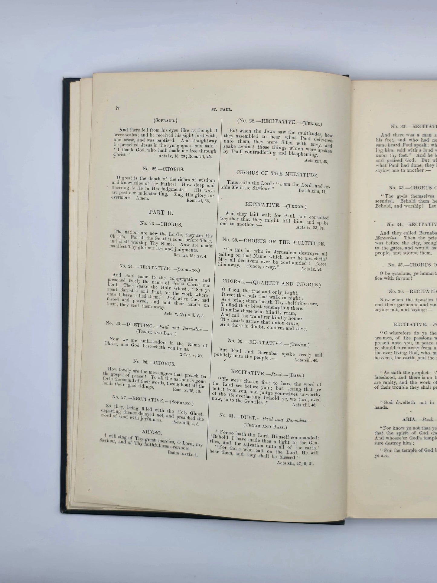 Saint Paul An Oratorio | G. Schirmer's Editions | Music by Felix Mendelssohn.