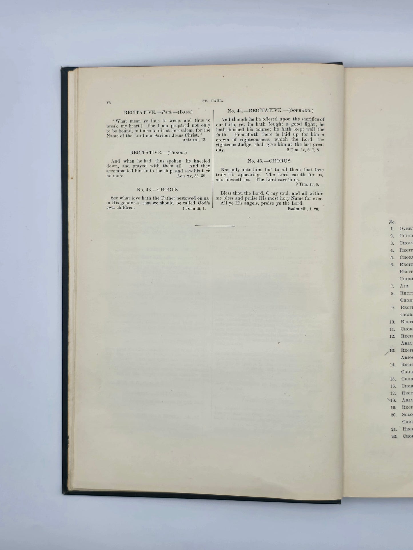 Saint Paul An Oratorio | G. Schirmer's Editions | Music by Felix Mendelssohn.