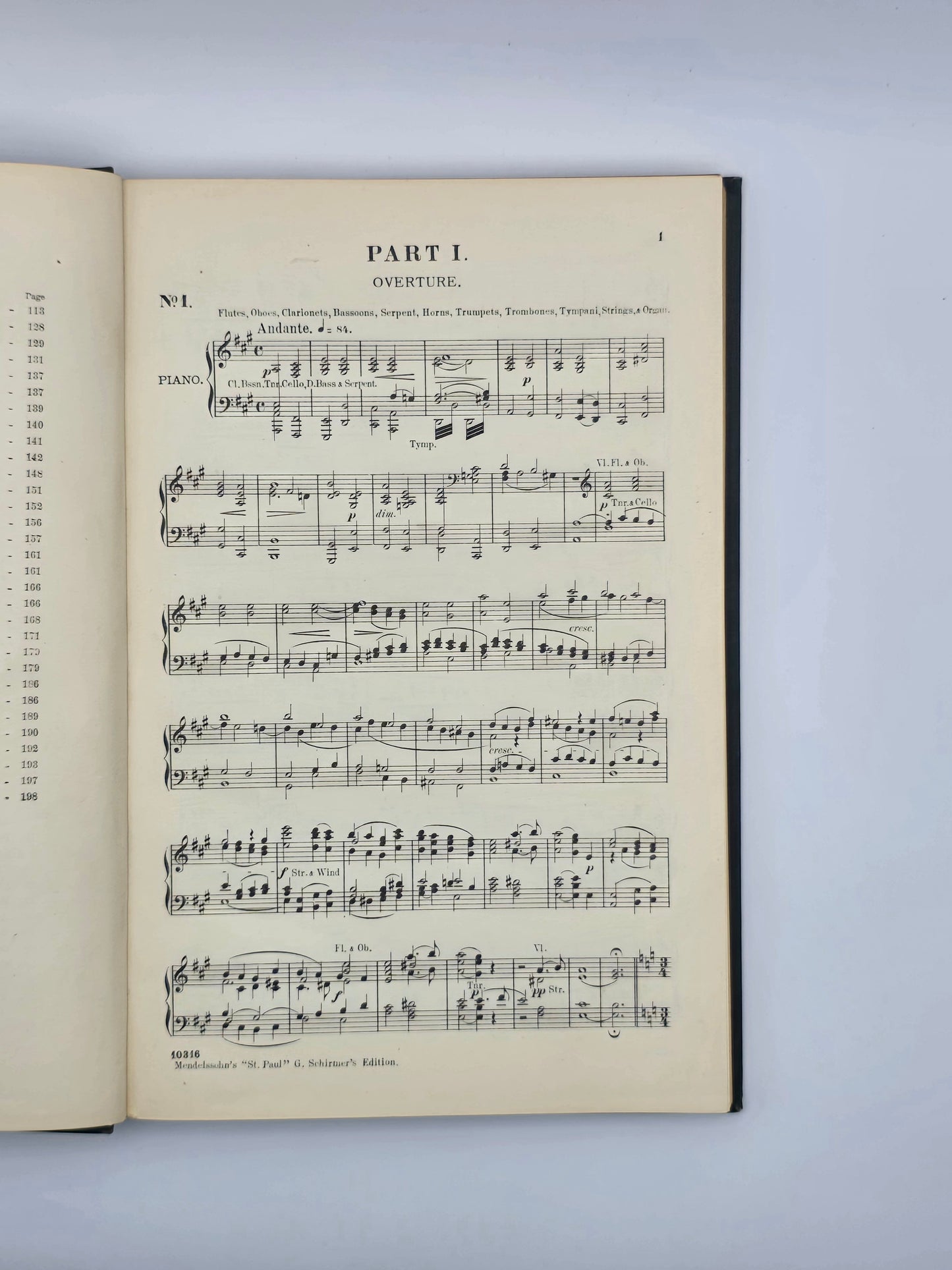 Saint Paul An Oratorio | G. Schirmer's Editions | Music by Felix Mendelssohn.