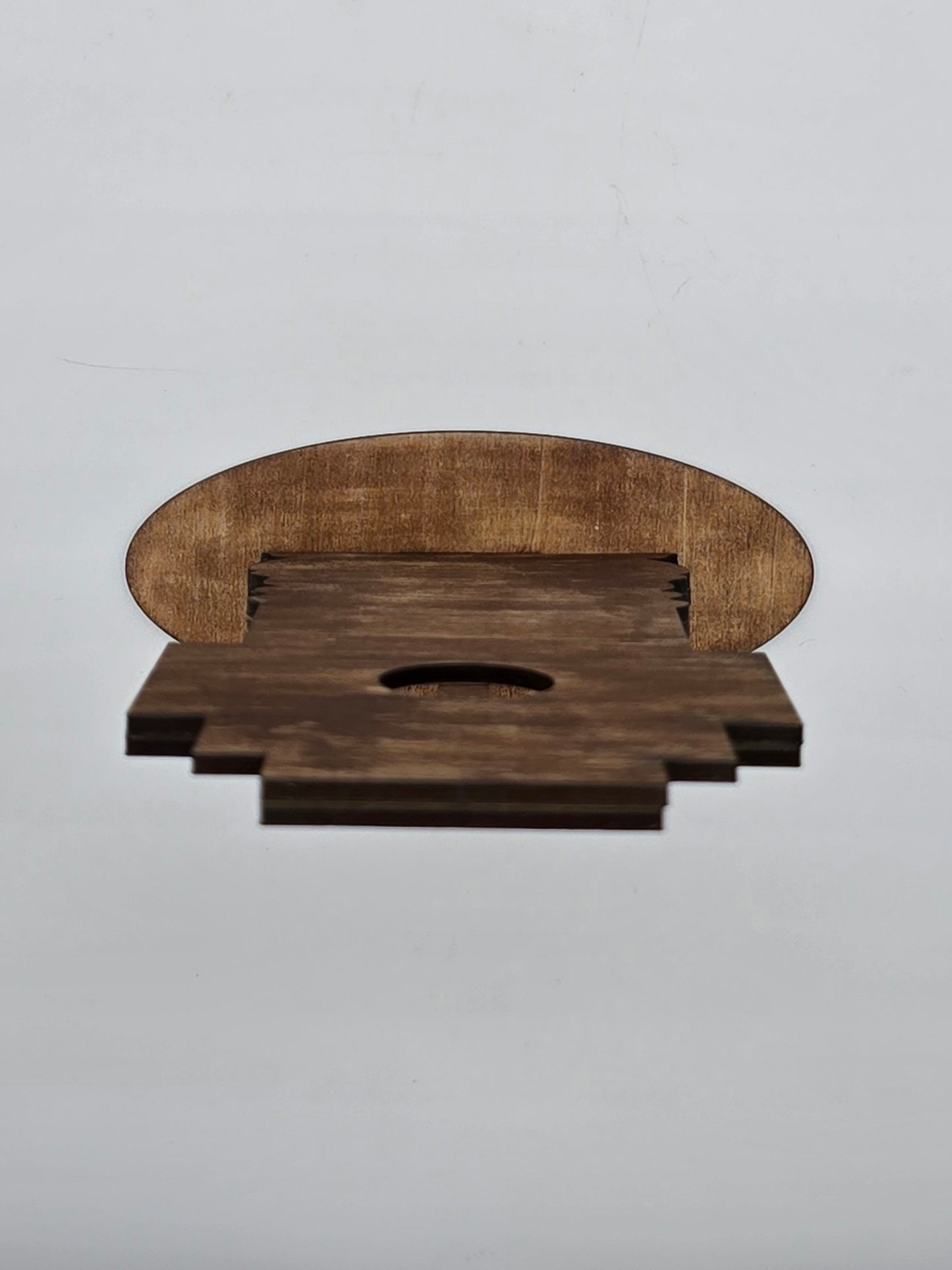 Handcrafted Armenian Wooden Khachkar Cross – Intricate Laser-Engraved Design