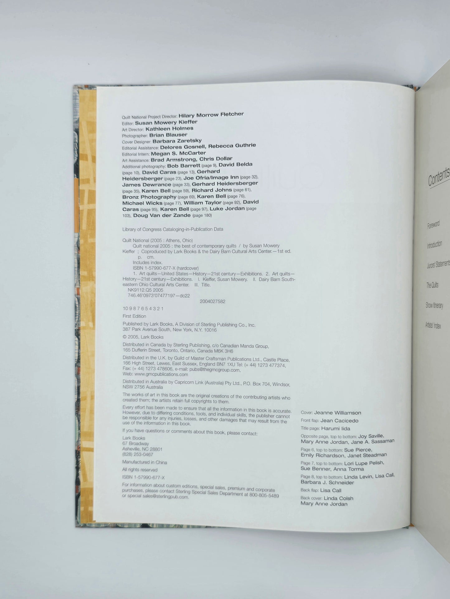 Quilt National 2005 : The Best of Contemporary Quilts by Dairy Barn Cult. Arts