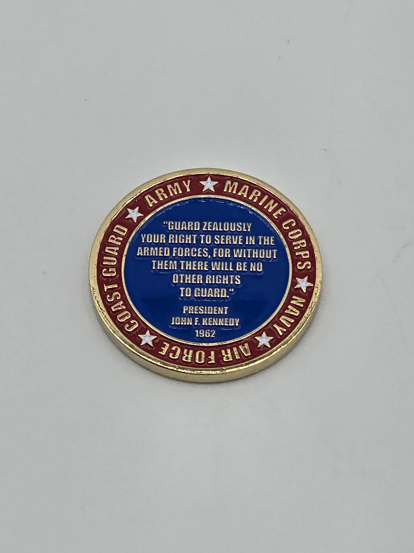 Coin is a commemorative related to the 100TH Central Valley Veteran Day Parade