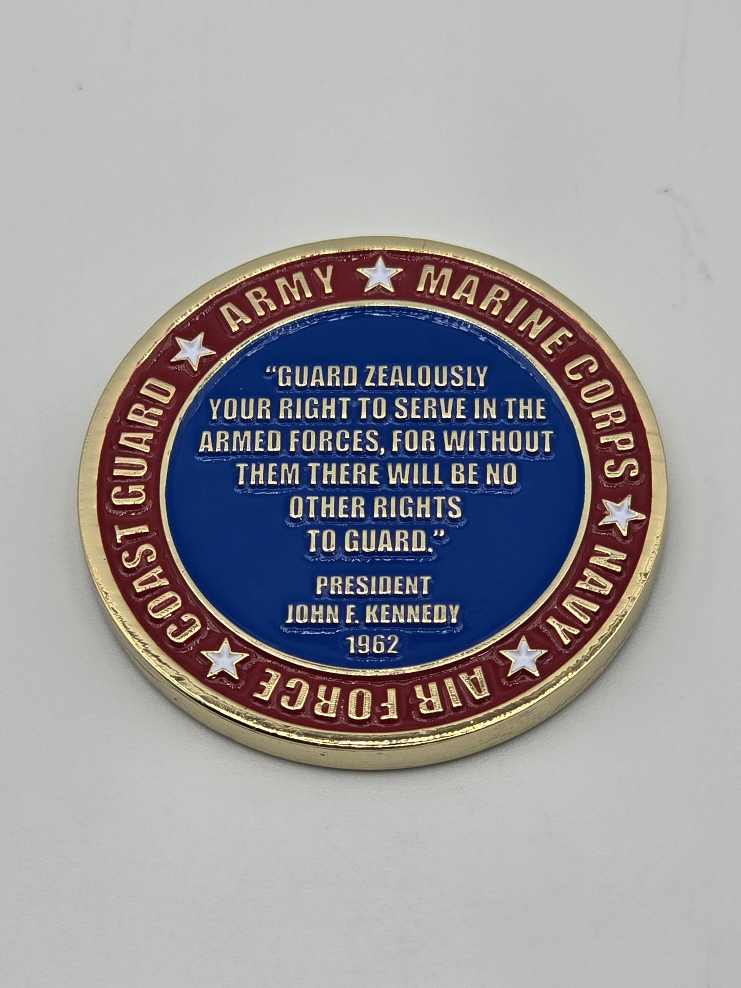 Coin is a commemorative related to the 100TH Central Valley Veteran Day Parade