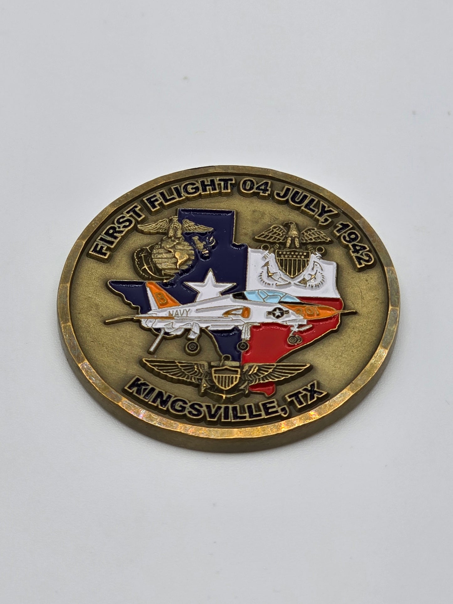 NAS Kingsville South Texas Navy Challenge Coin | Kingsville, TX