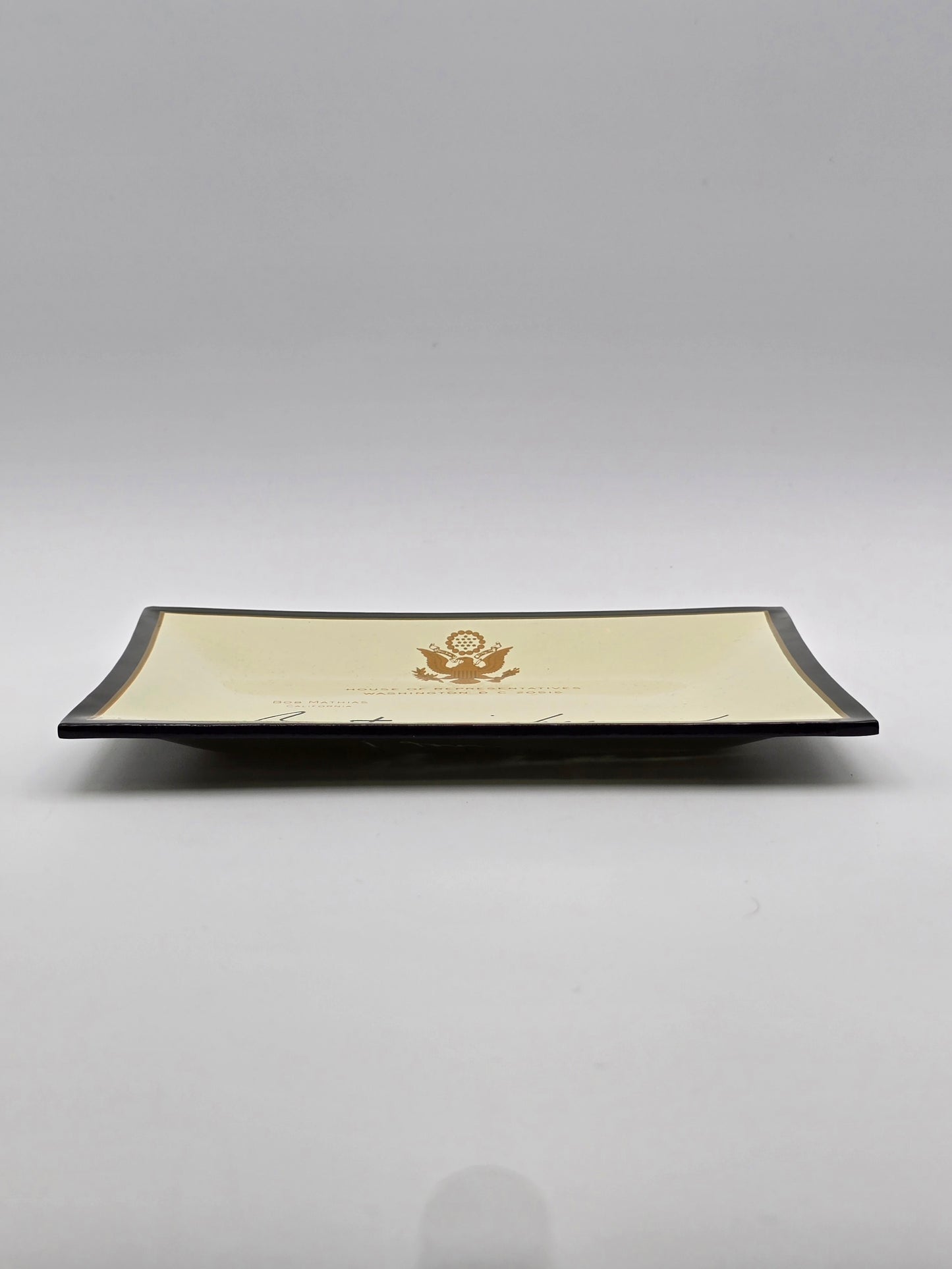 Vintage Plate US House of Representatives Bob Mathias From California 1967-1975 Campaign