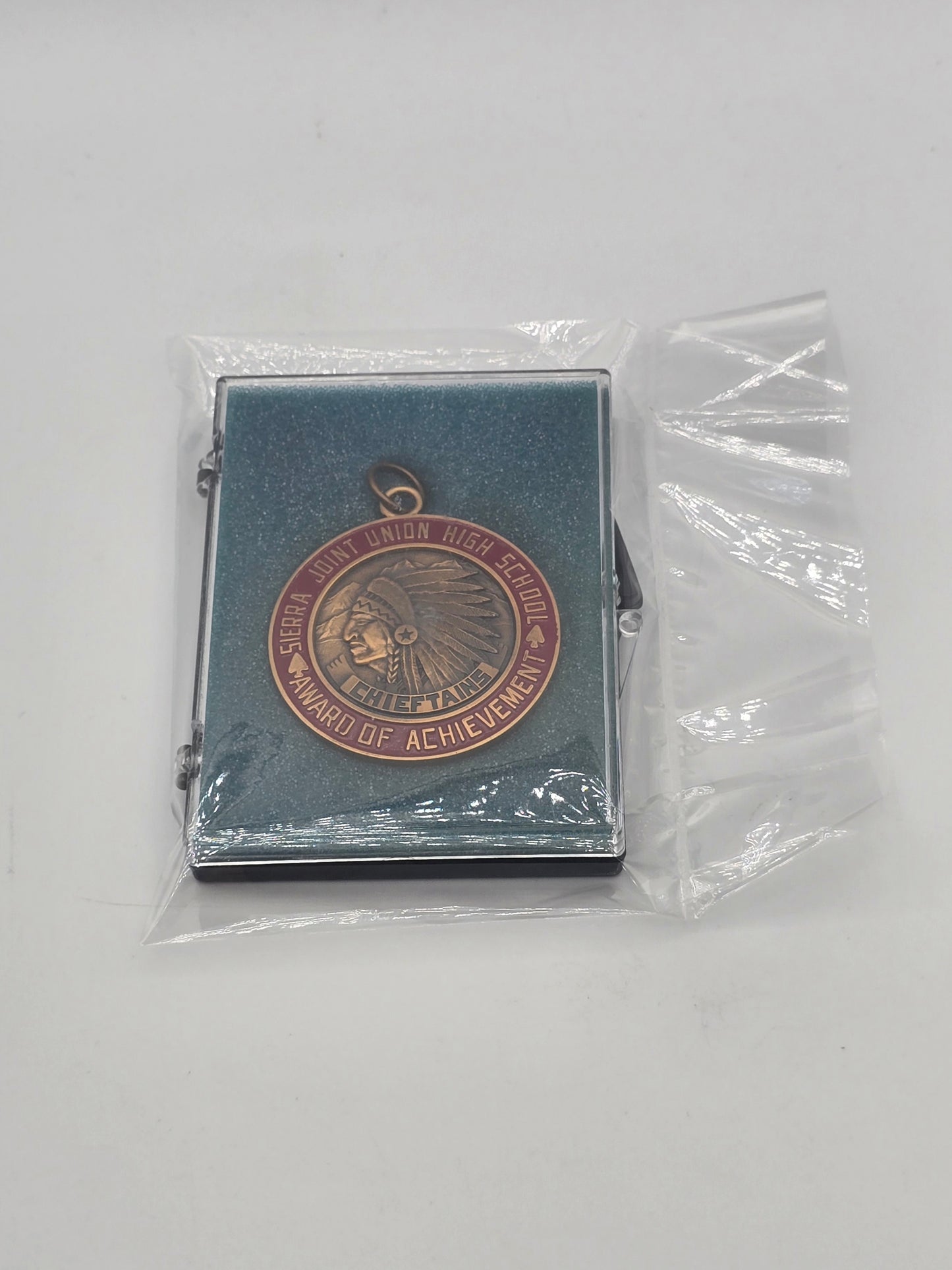 Vintage Medal an Award of Achievement from Sierra Joint Union High School CA