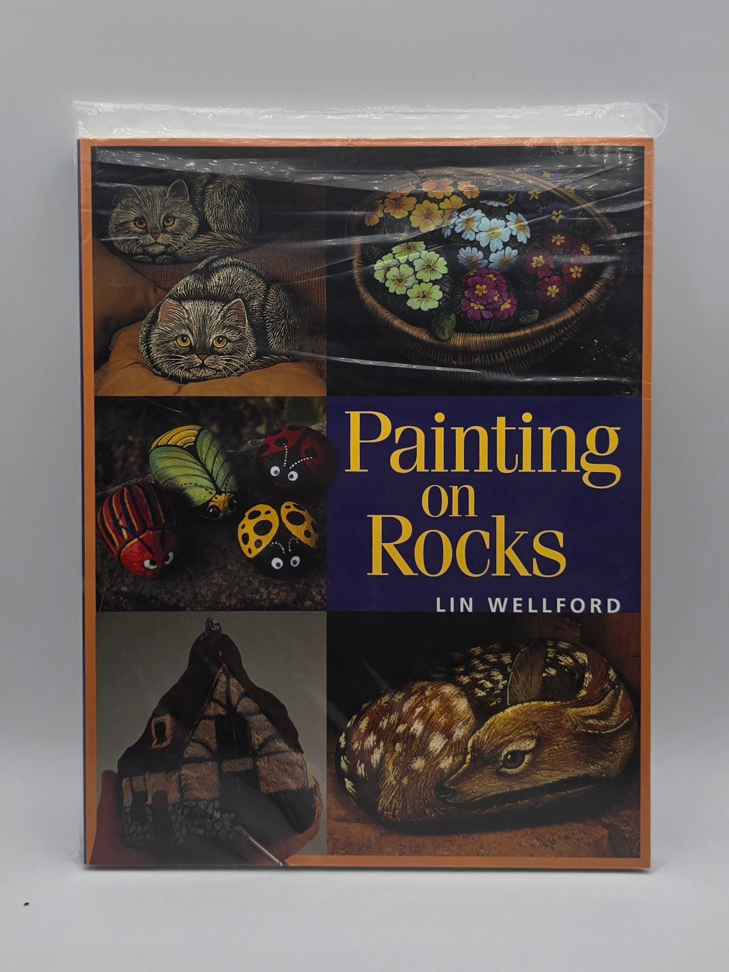 Painting on Rocks by Lin Wellford – Craft Book with 20+ Projects Animals & Flowe