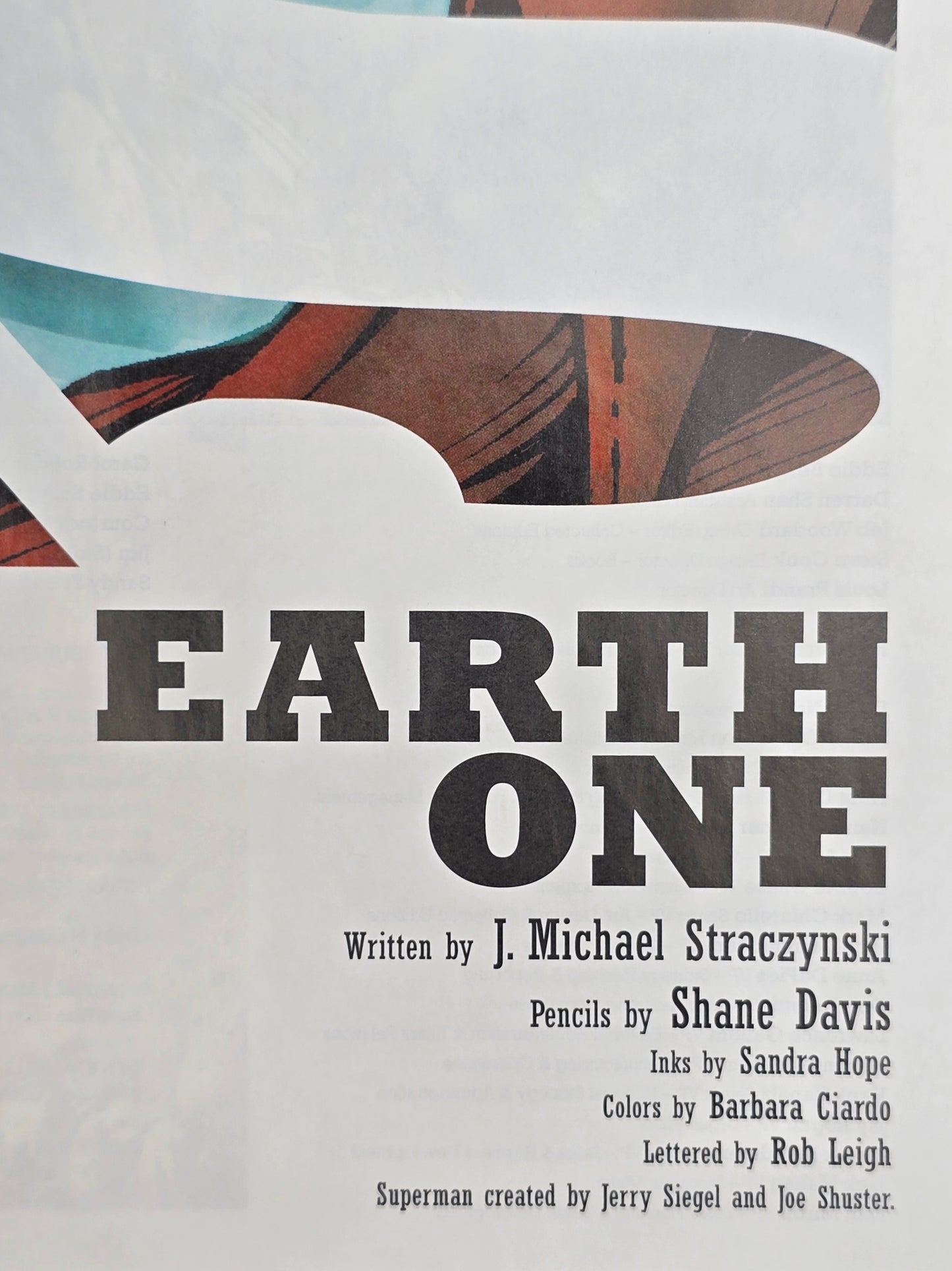 Superman Earths One Volume # 2 (2012) TPB Micheal Straczynski • Shane Davis DC Comics