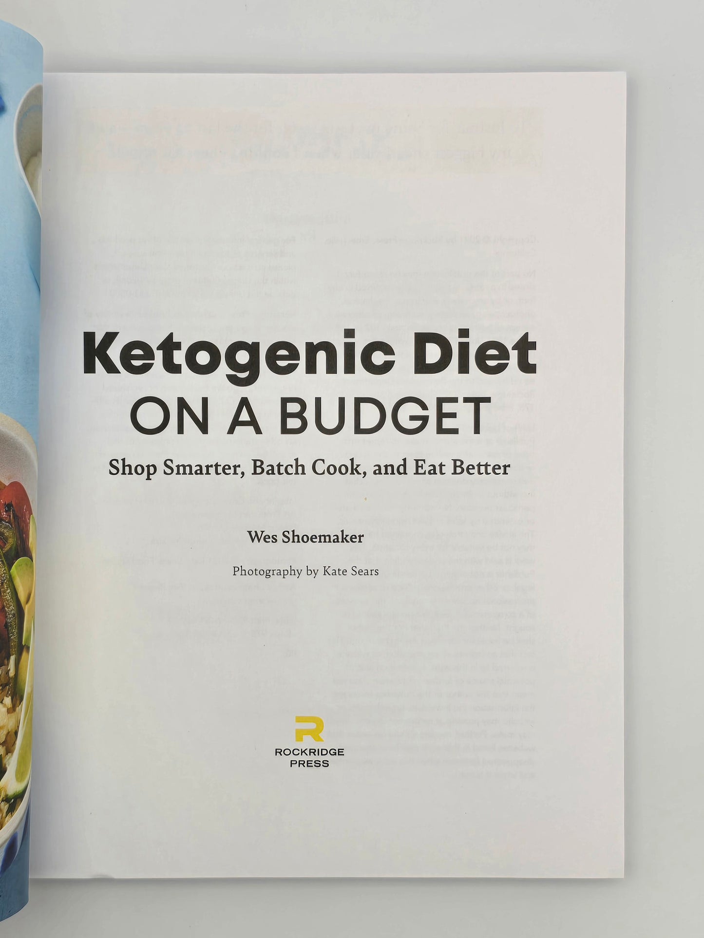 Ketogenic Diet on a Budget. Shop Smarter, Batch Cook & Eat Better by Wes Shoemaker