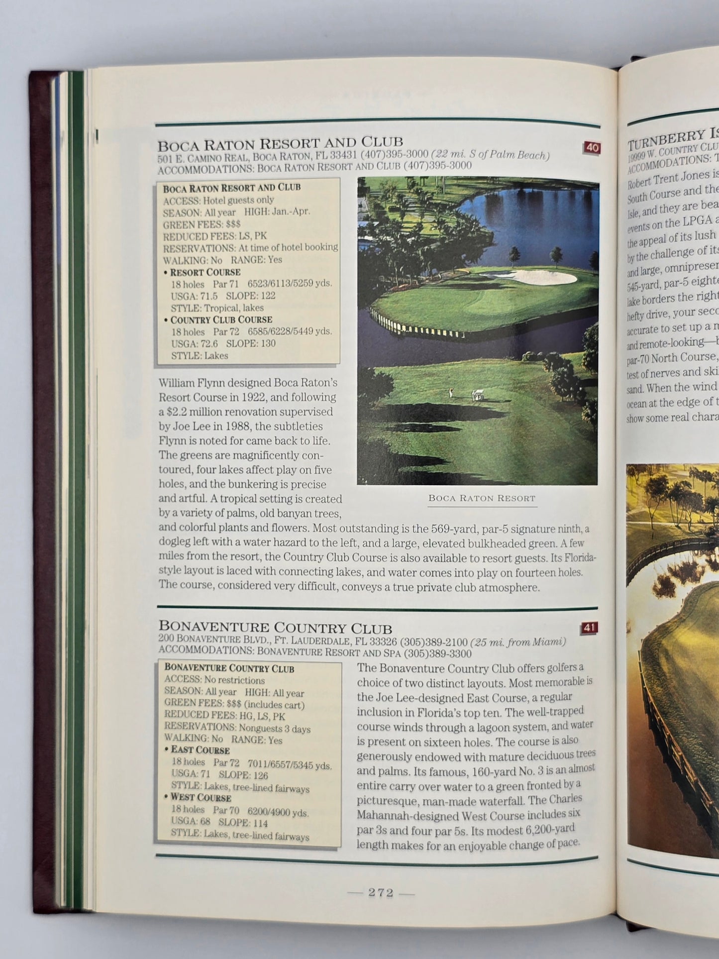 Vintage American Executive GOLFER'S GUIDE By Hubert Pedroli USA 1995