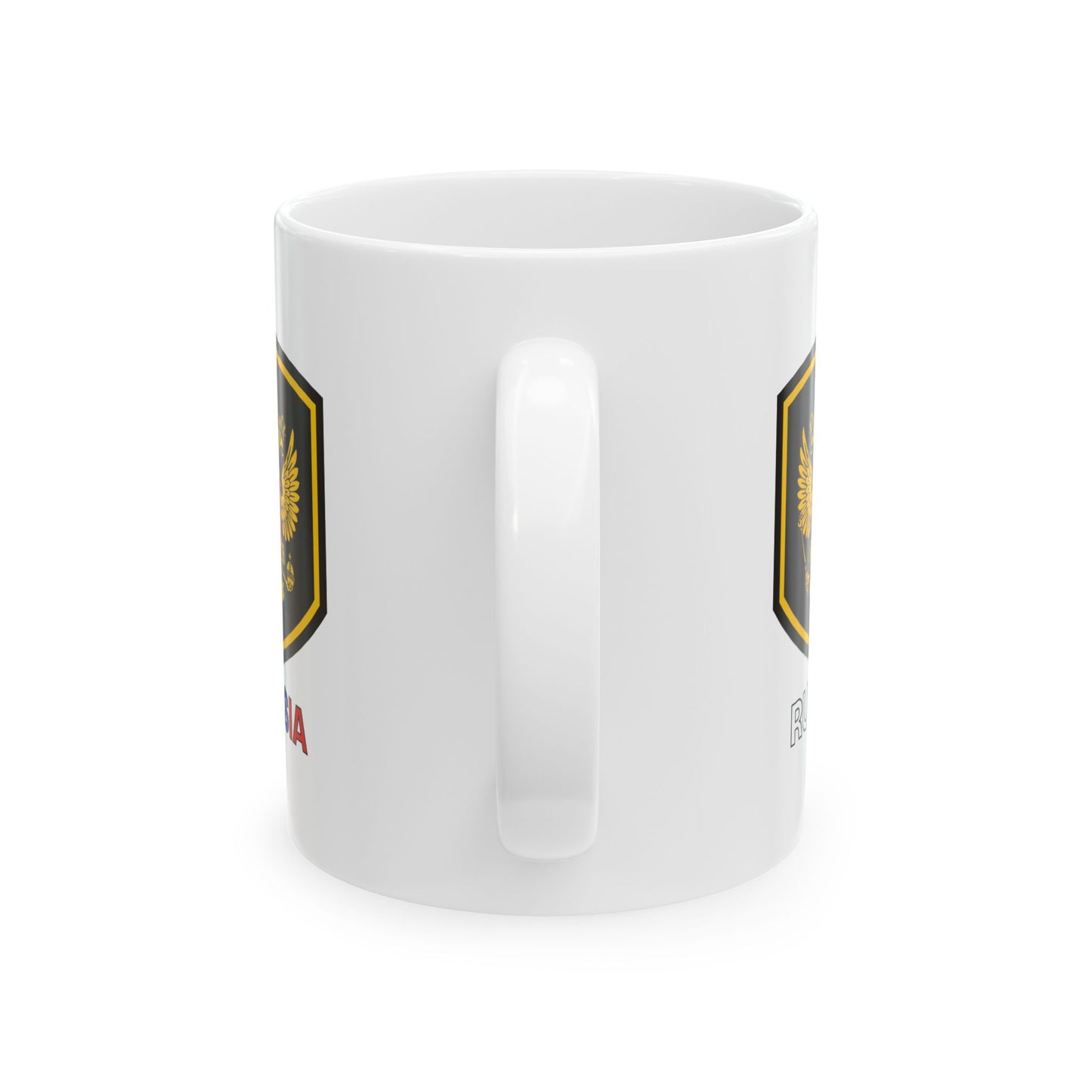 Ceramic Mug - White Russian Coat of Arms Design