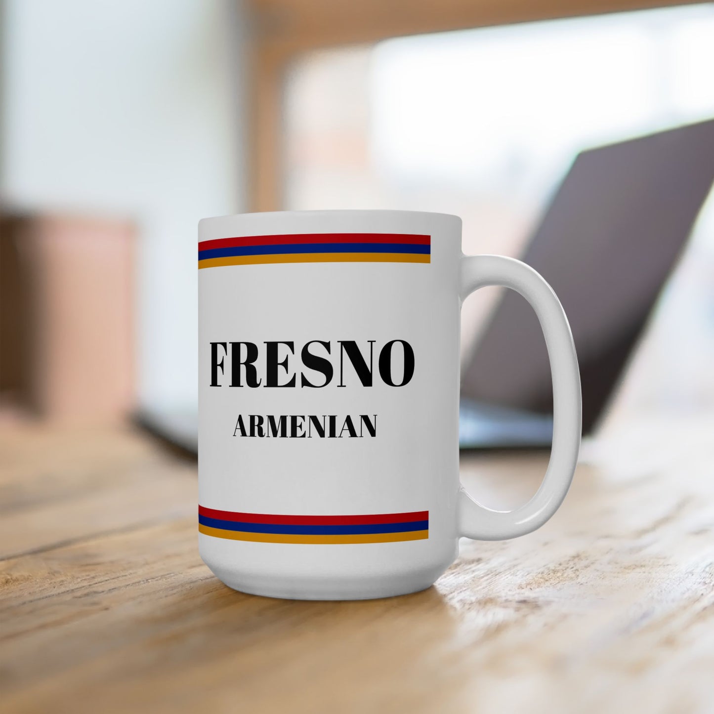 Fresno Armenian Cup, 11oz/15oz Ceramic Mug