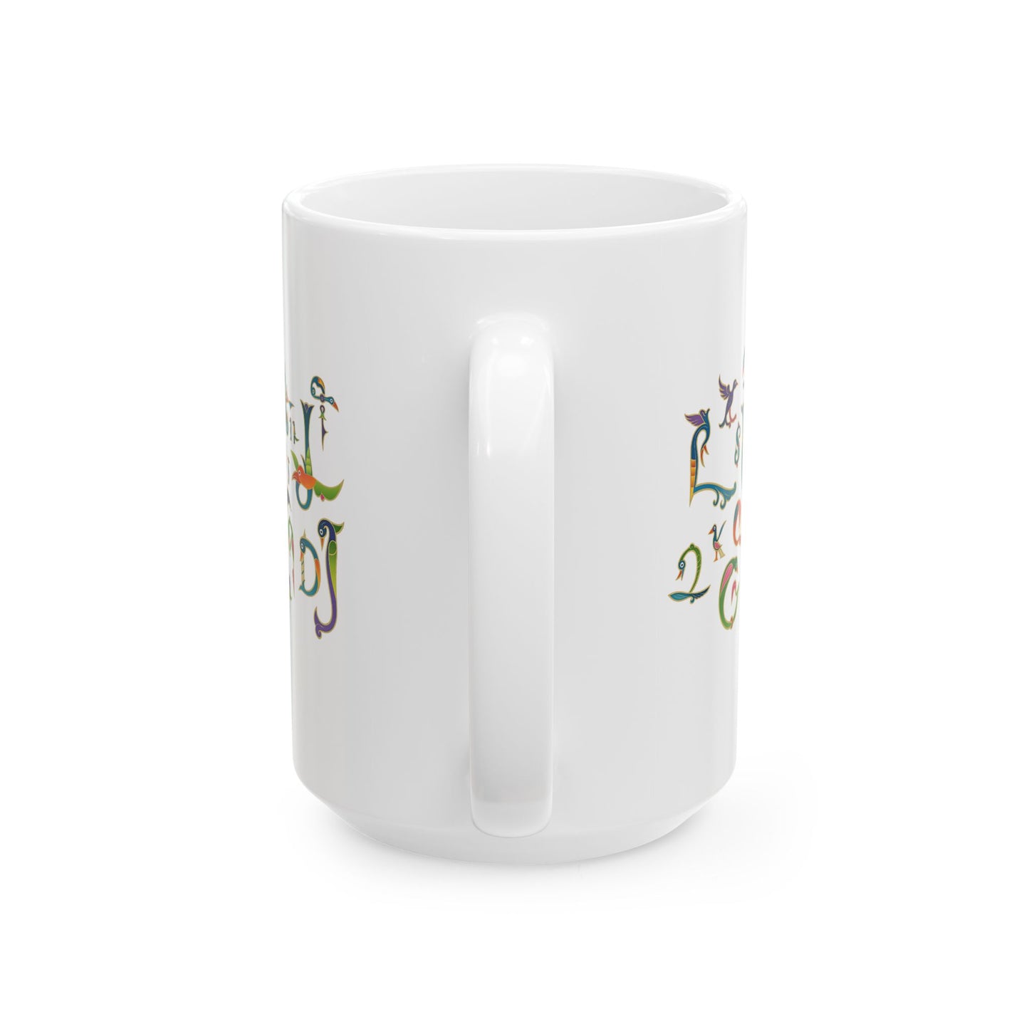 Armenian Trchnagir Letters White Mug