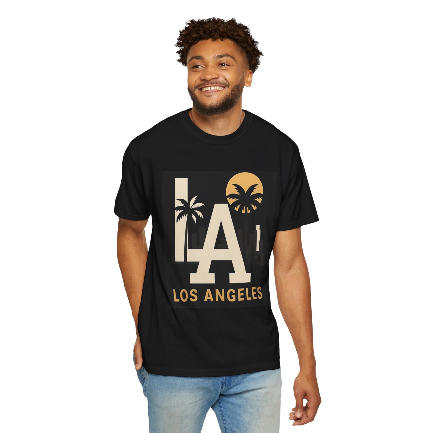 Los Angeles T-Shirt - Unisex Garment-Dyed