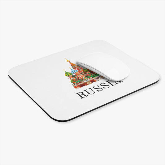 Mouse Pad Rectangle Russian Moscow City Buildings