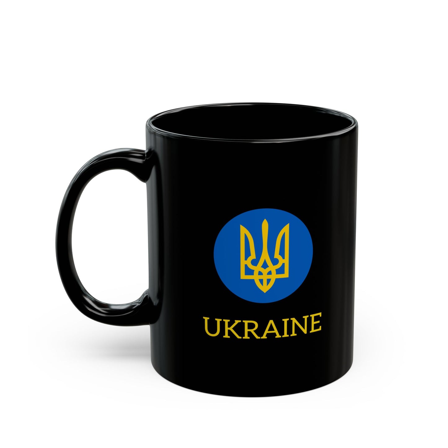 Mug - Black Ukraine Coat of Arms Mug