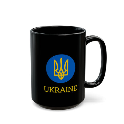 Mug - Black Ukraine Coat of Arms Mug