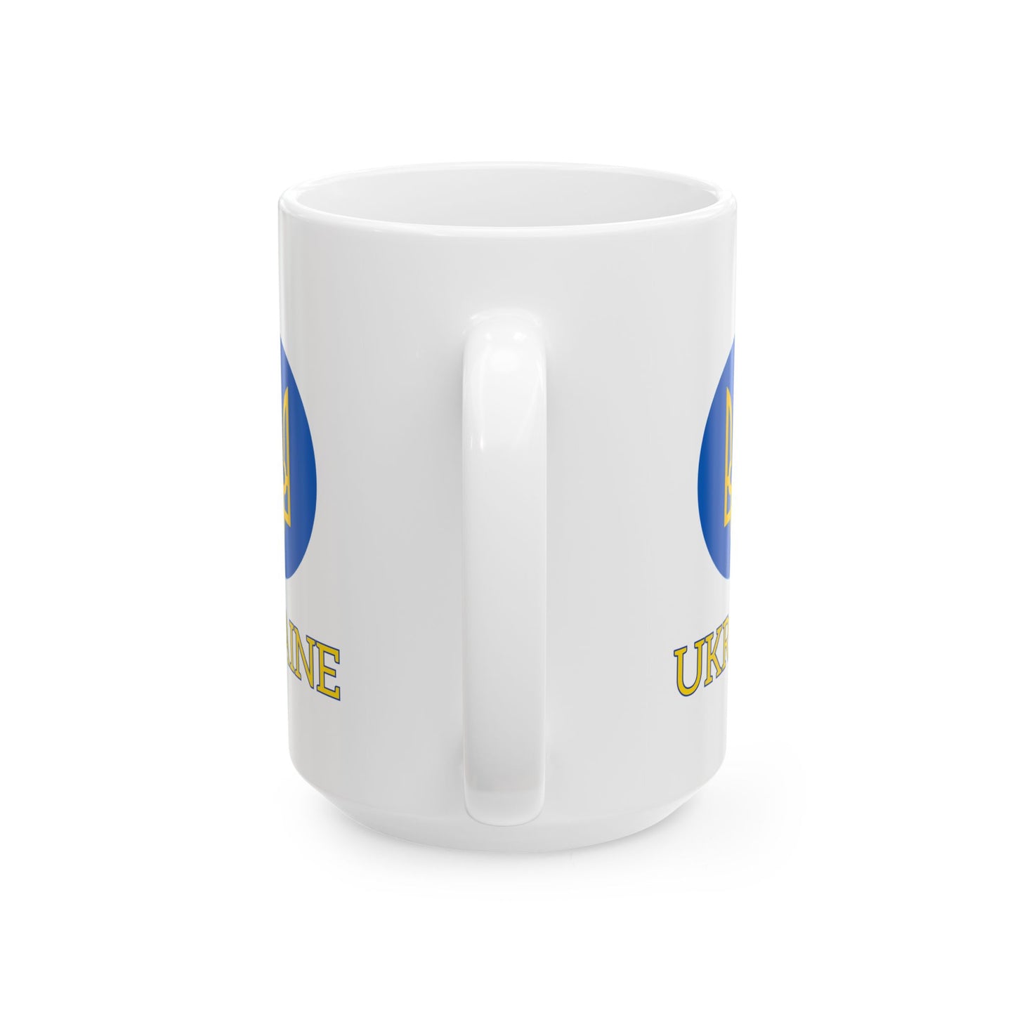 Ceramic Mug - White Ukraine Coat of Arms