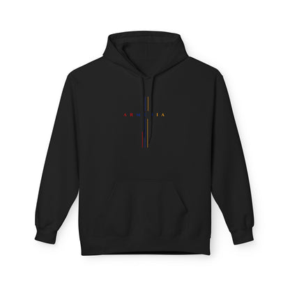 Armenia Cross Hoodie in Red Blue Orange
