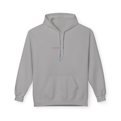 Armenia Cross Hoodie in Red Blue Orange
