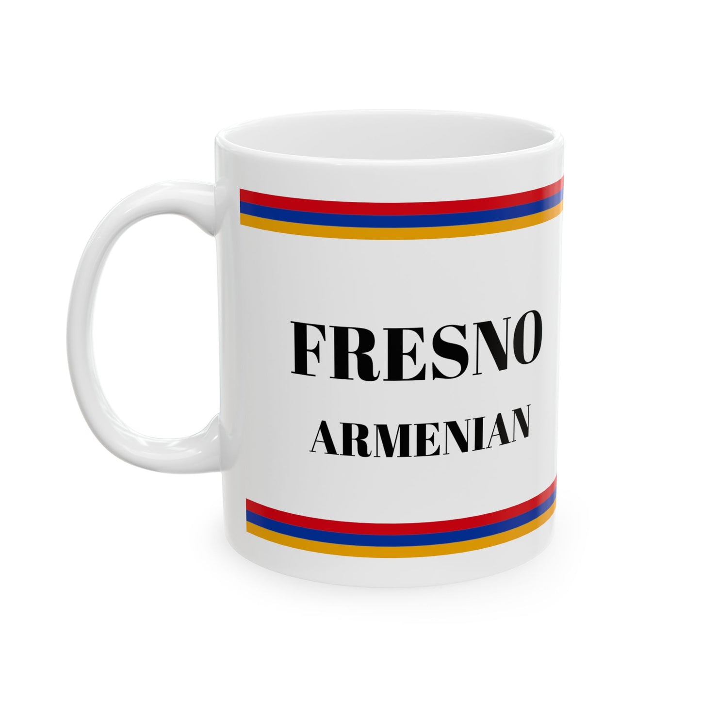 Fresno Armenian Cup, 11oz/15oz Ceramic Mug