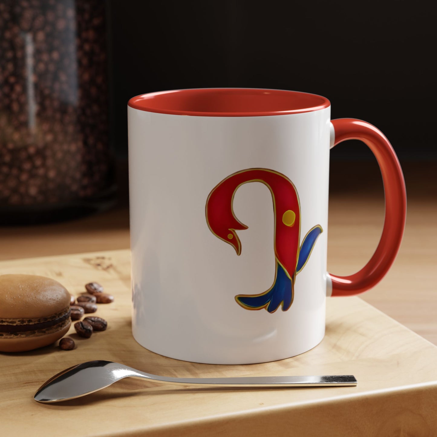 Coffee Mug Armenian Birdletter D Design