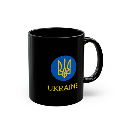 Mug - Black Ukraine Coat of Arms Mug