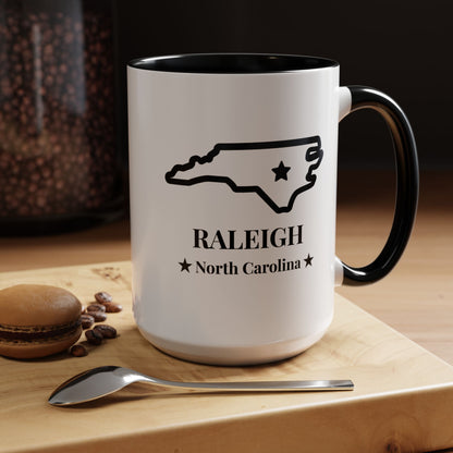 Raleigh NC Accent Mug