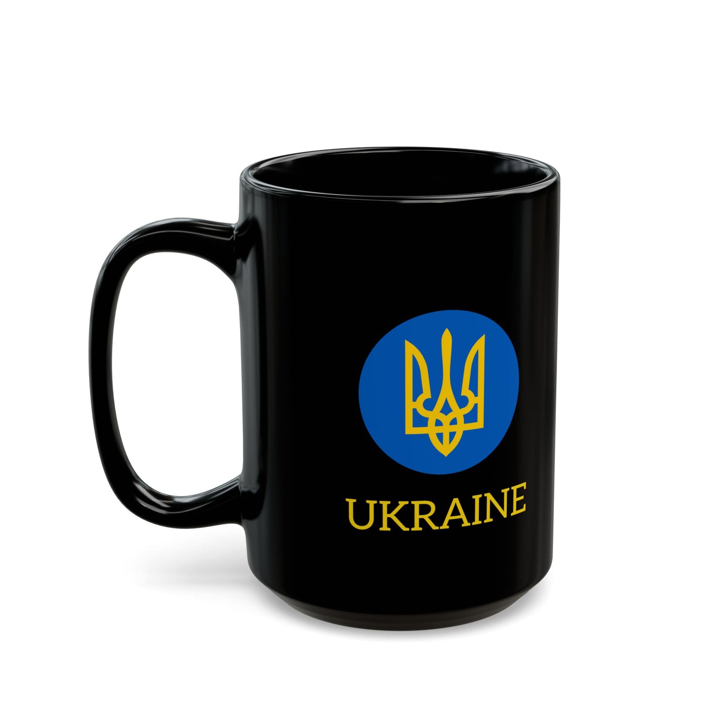 Mug - Black Ukraine Coat of Arms Mug