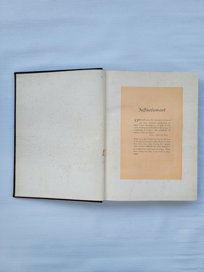 Oberlin College Alumni 1929 Vol. 39 Hi-O-Hi.