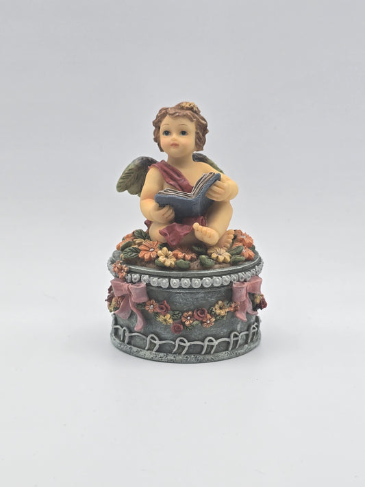 Vintage Angel Trinket Box