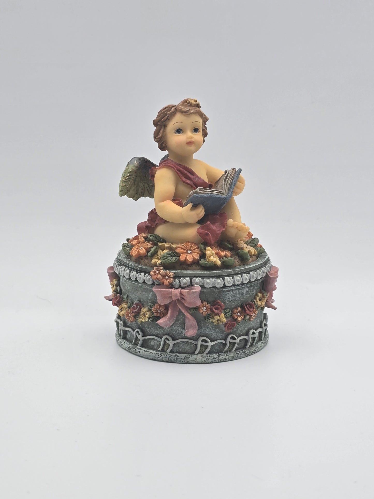 Vintage Angel Trinket Box