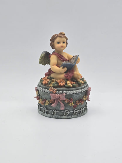 Vintage Angel Trinket Box
