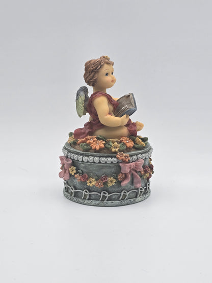 Vintage Angel Trinket Box