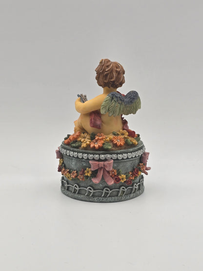 Vintage Angel Trinket Box